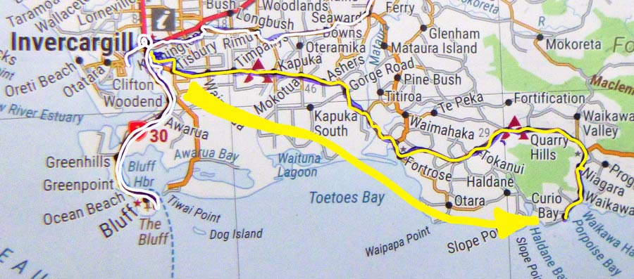 Tag 527: Invercargill - Curio Bay