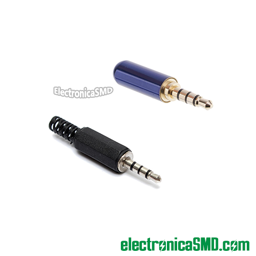 plug audio 3.5mm 4 polos guatemala, plugs plug metalico 1/8 3.5mm audio estereo