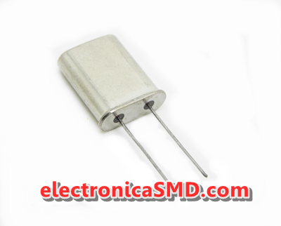 Cristales HC-49/U Electronica Electronico Guatemala ElectronicaSMD Microcontroladores, cristal 2mhz cristales