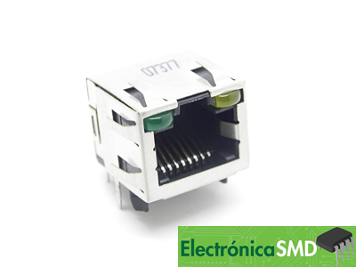 Jack RJ45 Completo Placa Electronica Electronico Guatemala ElectronicaSMD, rj-45 internet, ethernet