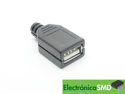 conector usb, tipo A, usb hembra, guatemala, electronica, electronico, usb tipo a guatemala