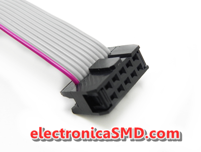 Cable  Conector IDC 6Pines 10Pines Electronica Electronico Guatemala ElectronicaSMD