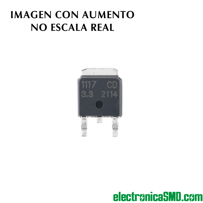 AMS1117CD-3.3 regulador superficie 3.3v, AMS1117CD-3.3 regulador superficie 3.3v guatemala, AMS1117CD-3.3 sot252 sot-252