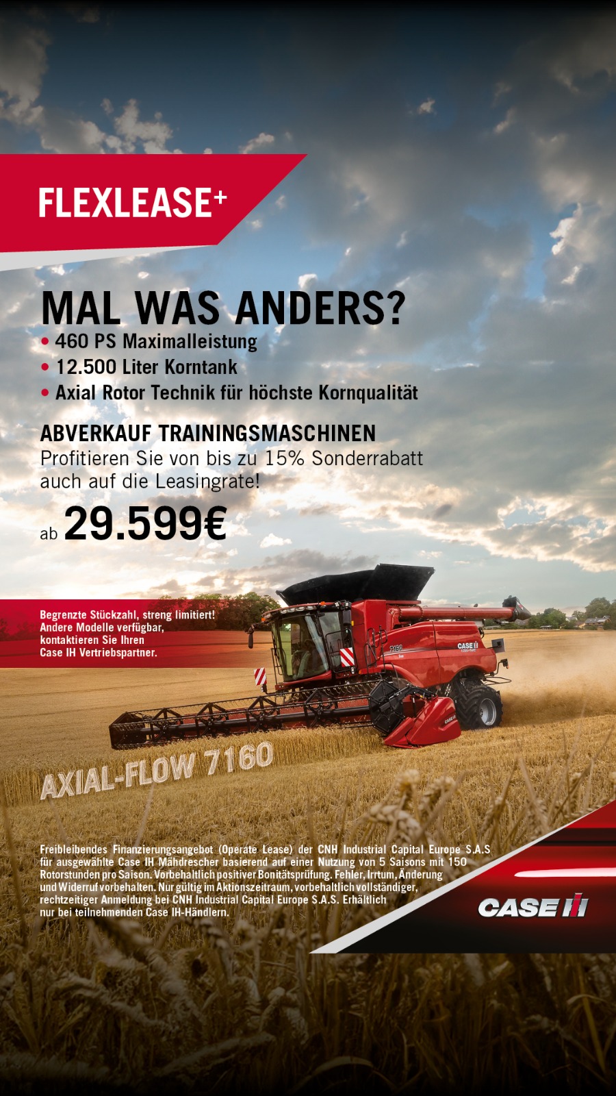 Sonderaktion Mähdrescher