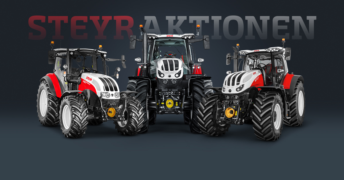 Steyr Expert CVT-Traktoren mit neuen Funktionen