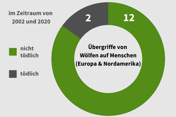 Übergriffe von Wölfen auf Menschen in Europa und Nordamerika (2002-2020)