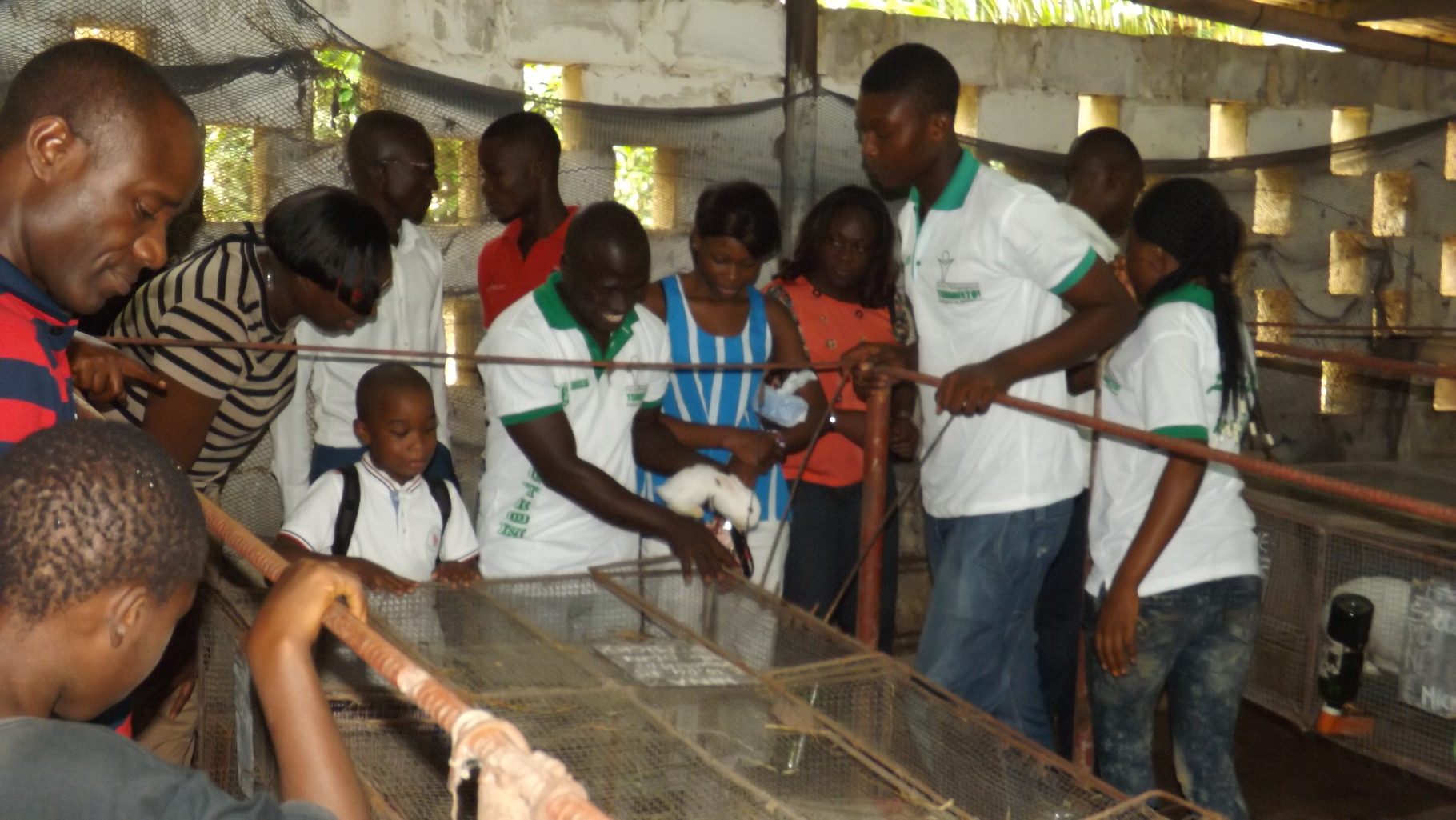 Visite de stands à tshanfefo