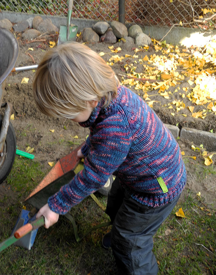 wasserabweisend und wunderbar warm, Strickjacke aus reiner ökologischer Wolle