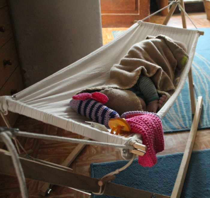 kuschelige Babydecke aus Wolle, von Hand umhäkelt von ritsch-ratsch