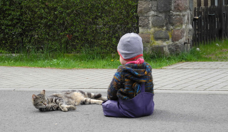 Strickjacke für Babys & Kinder aus ökologischer peruanischer Wolle von "Mellerschter Schafhof"