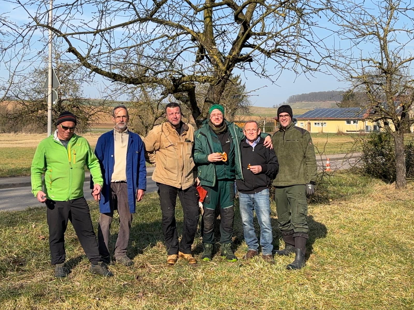 Obstbaumschnitt im Sauserhof 08.03.2025