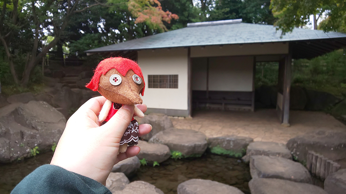 動物園のすぐ側には日本庭園。お茶室もあって静かなところ。