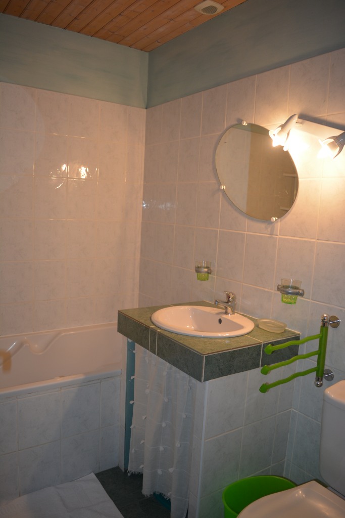 Salle de bains côté marguerite
