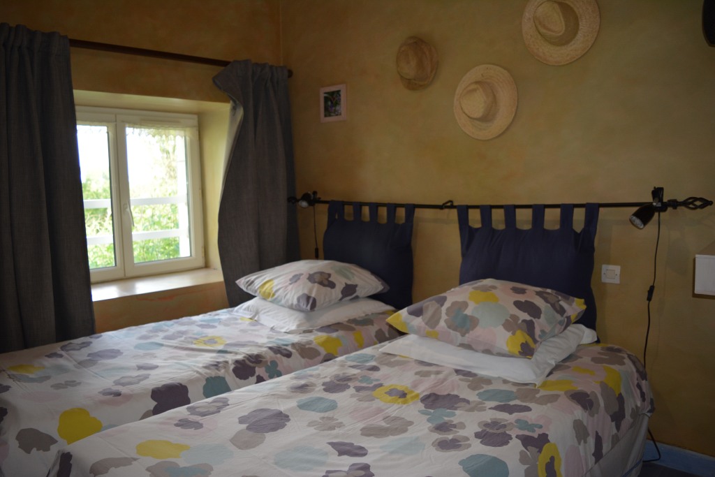 Chambre 2 lits côté grenouilles