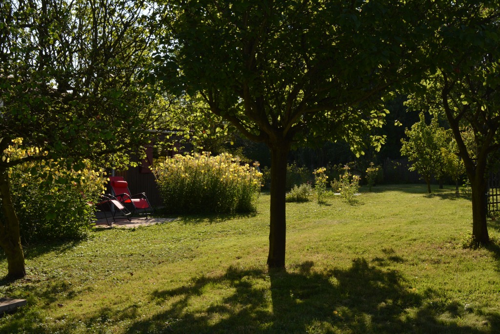 Agréable jardin clos