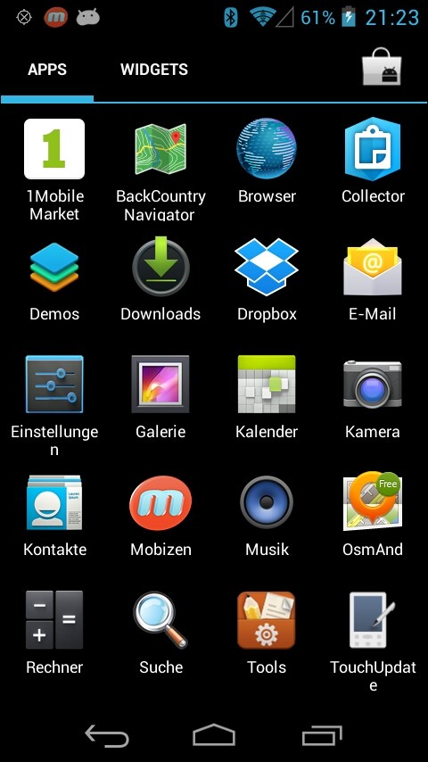 Nutzen Sie das moderne Android Betriebssystem mit all seinen Vorteilen