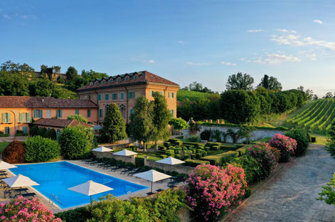 Außenanlage des Hotels