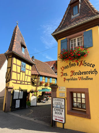 Bunte Häuser in Eguisheim