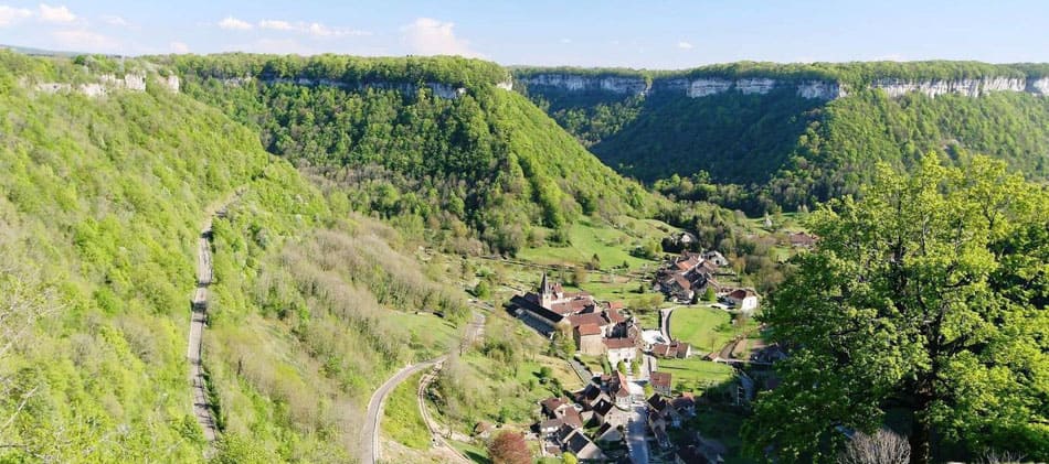 Typischer Ausblick während unserer Reise durch das Jura