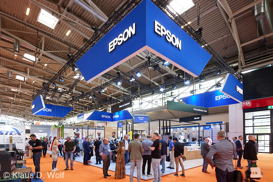 Messefotograf München, Epson Messestand auf der FESPA in der Messe München