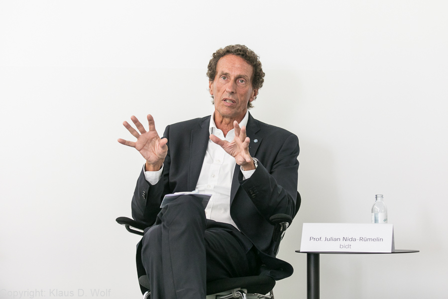 Tagungsfotograf München, Julian Nida-Rümelin beim bidt-Symposium