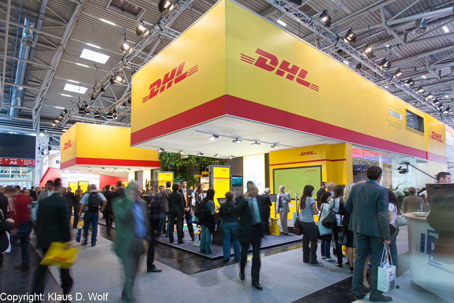 Messefotografie München, DHL Messestand auf der transport logistic in der Messe München