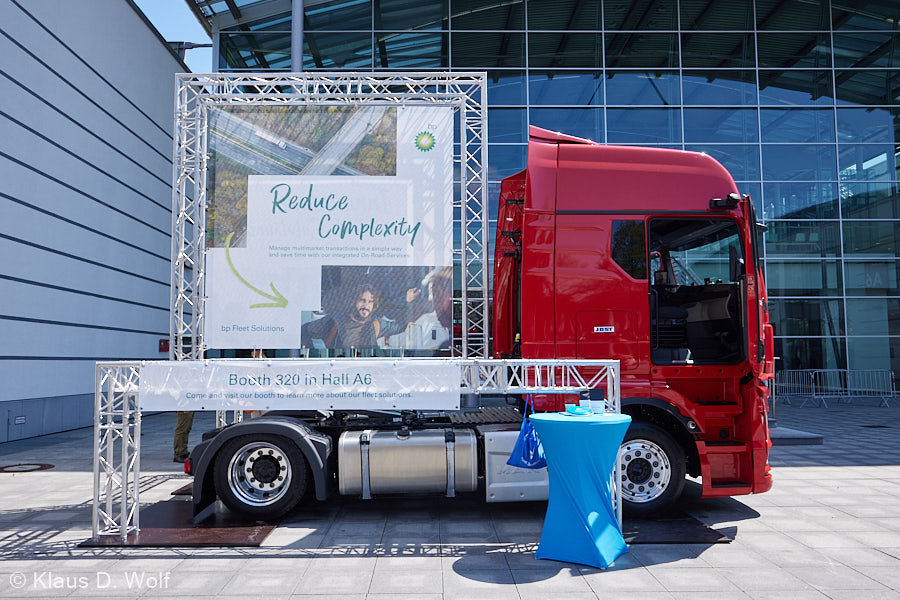 Messefotograf München, BP/Aral Messestand auf transport logistic