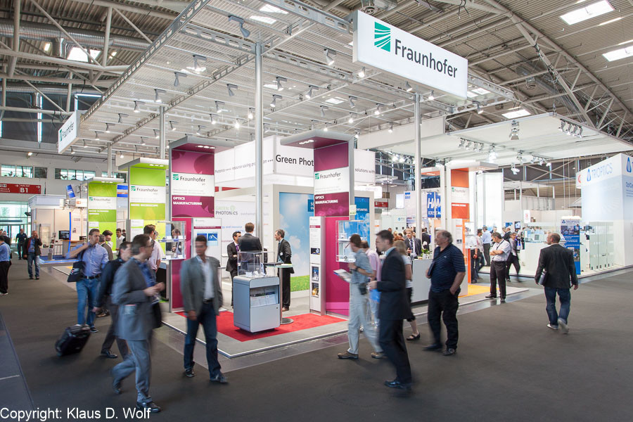 Messefotograf München, Fraunhofer-Messestand auf der Laser World of Photonics