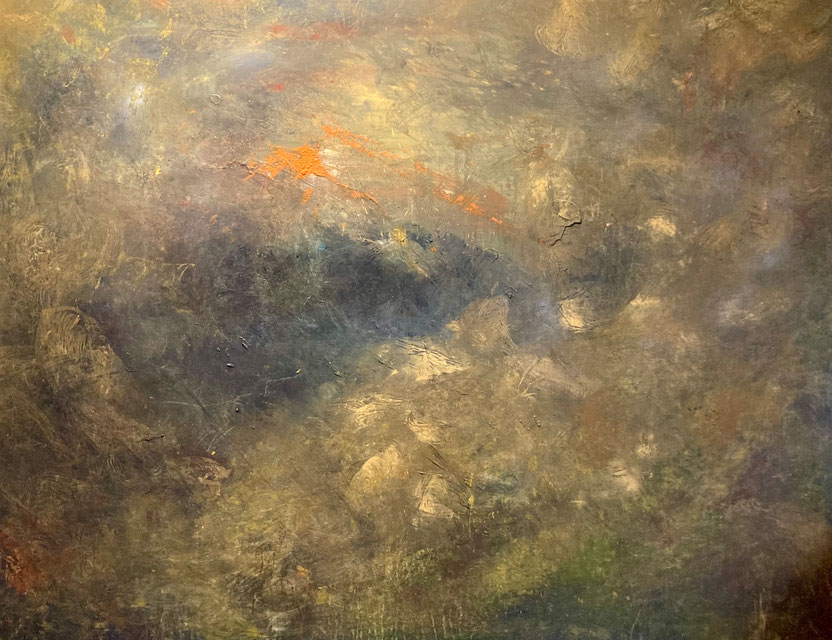 Clair de lune - Abstrakt Gemälde