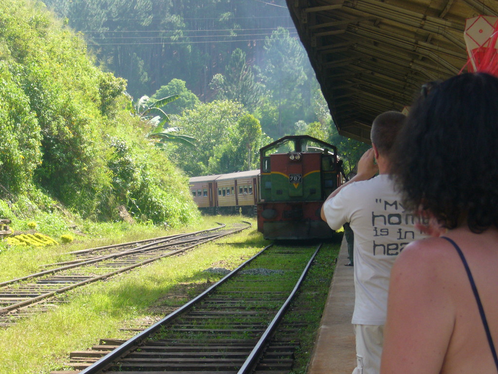 Zugfahrt durchs Hochland von Nuwara Eliya nach Ella