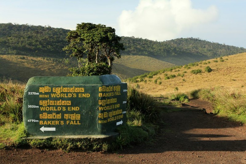 Wanderung im Horton Plains Nationalpark zum "World´s End"