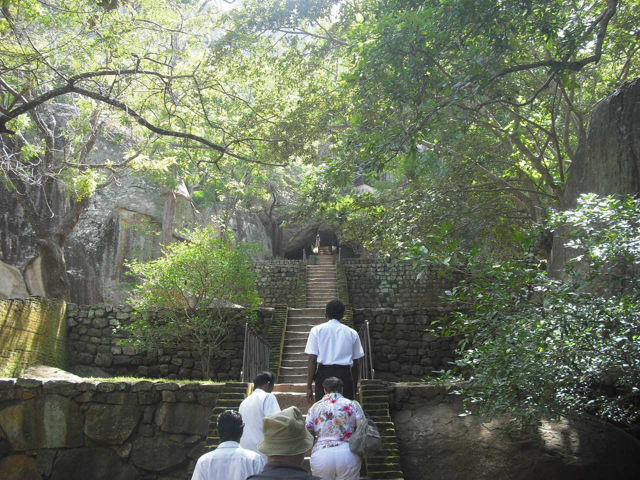 Die restaurierten Lustgärten unterhalb vom Felsen, Sigiriya