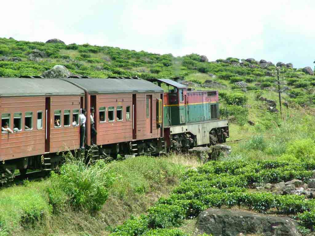 Zugfahrt durchs Hochland von Nuwara Eliya nach Ella