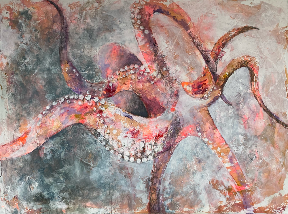 „Unleashed“ 160 x 120 cm Acryl au Leinwand