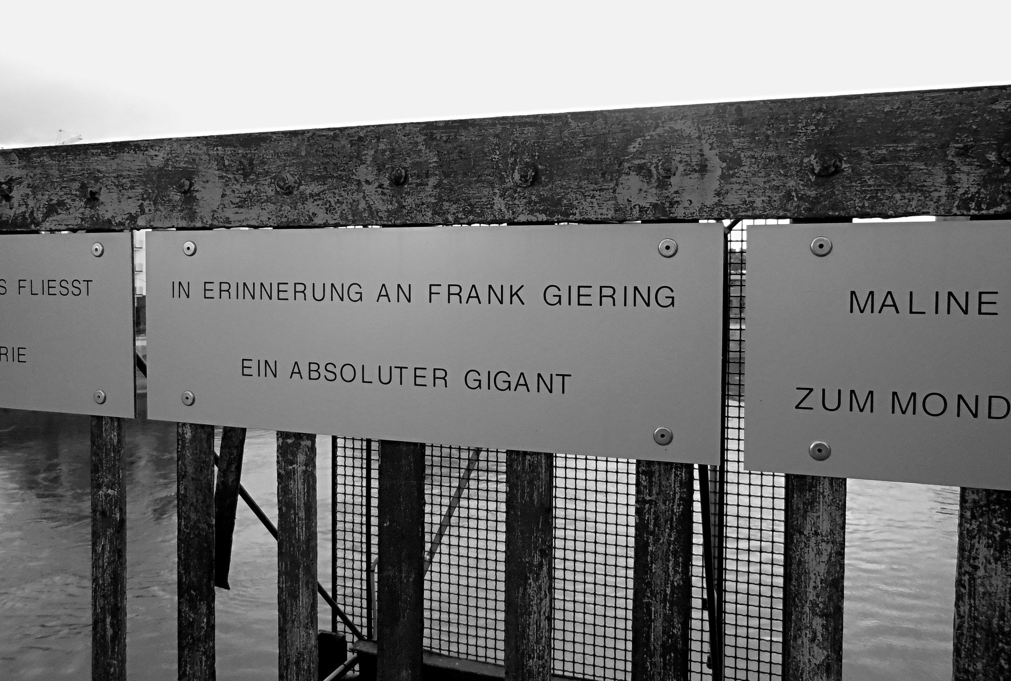In Erinnerung an Frank Giering (Hubbrücke, Magdeburg)
