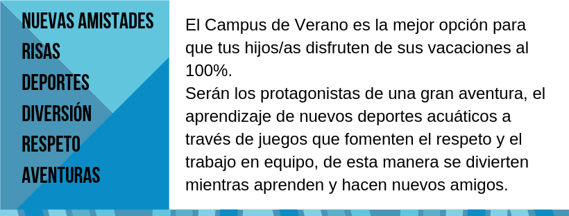 Información Campus de Verano / Actividades infantiles en Isla Canela