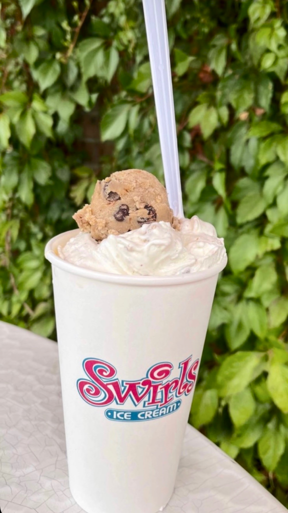 Menu Swirls Ice Cream Medicine Hat