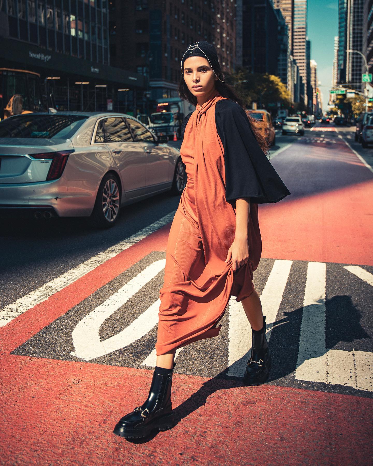 kolekcija: 2022 Jesen/Zima "Manhattan", JET LAG studio haljina, moda, ručni rad, Zagreb
