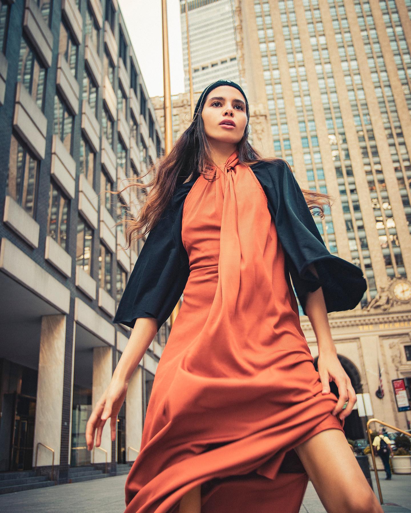 kolekcija: 2022 Jesen/Zima "Manhattan", JET LAG studio haljina, moda, ručni rad, Zagreb