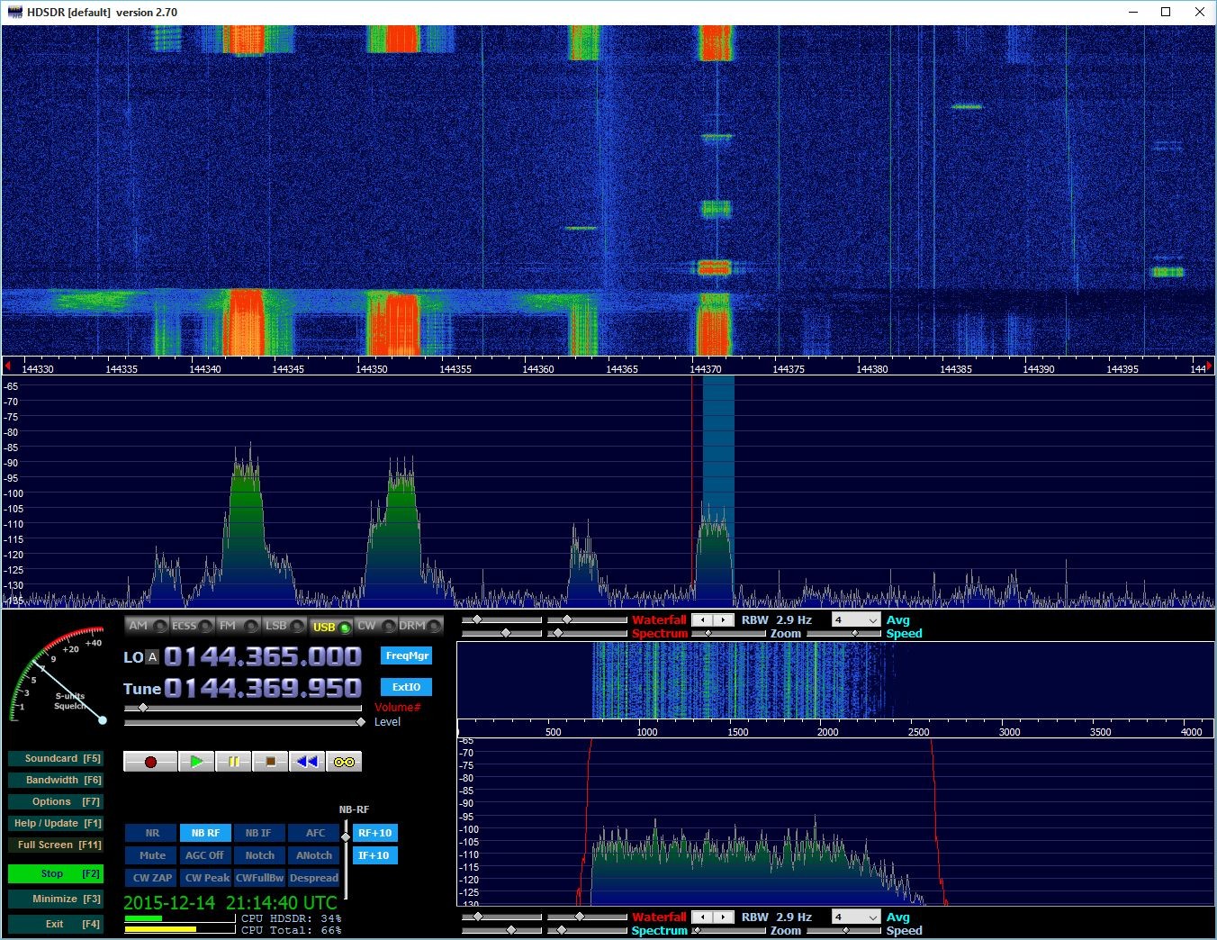 Lots of bursts from OH6NG and EU6AF on 144.370