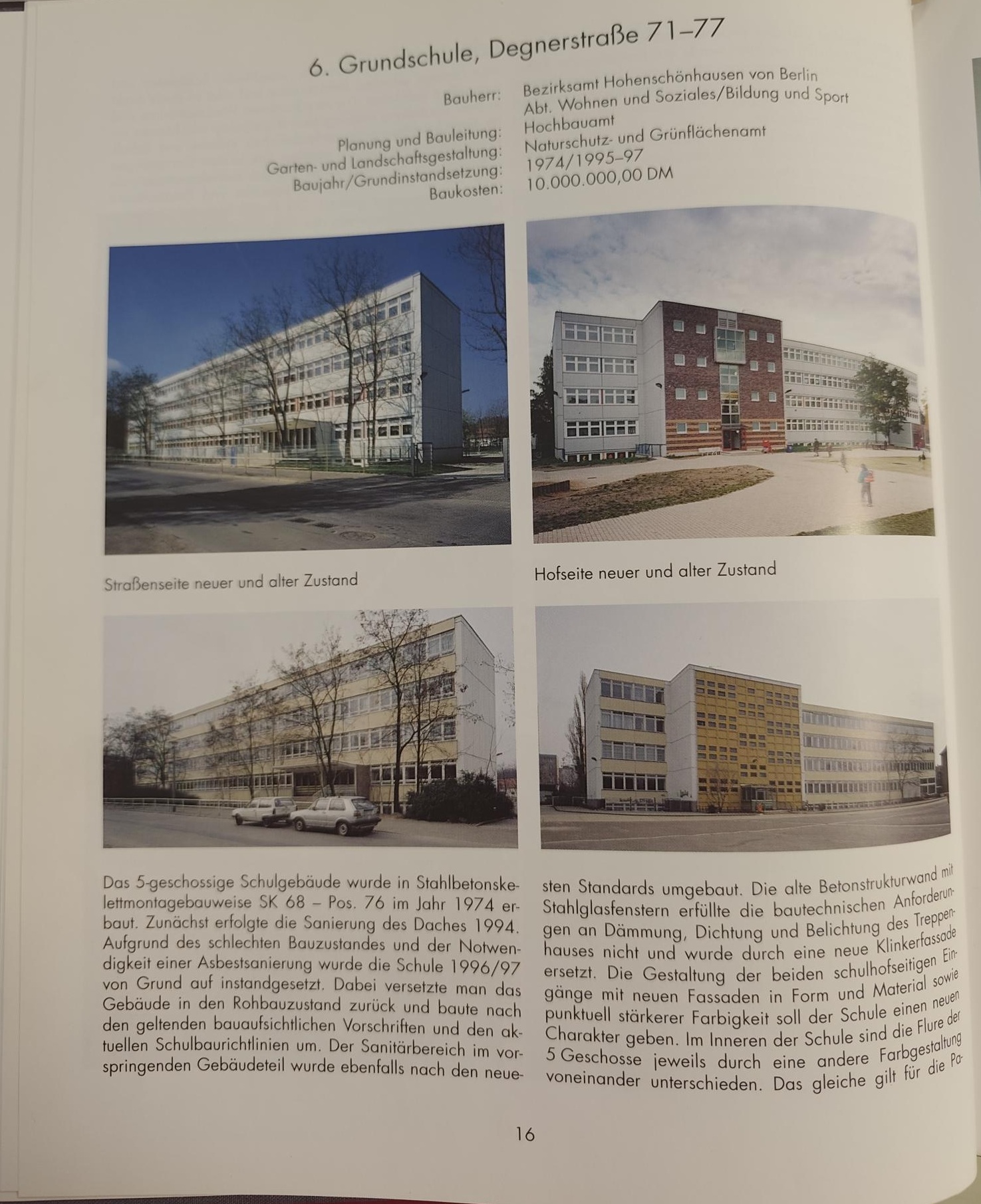 Seite 16 - Hochbauamt Hohenschönhausen - Januar 1999