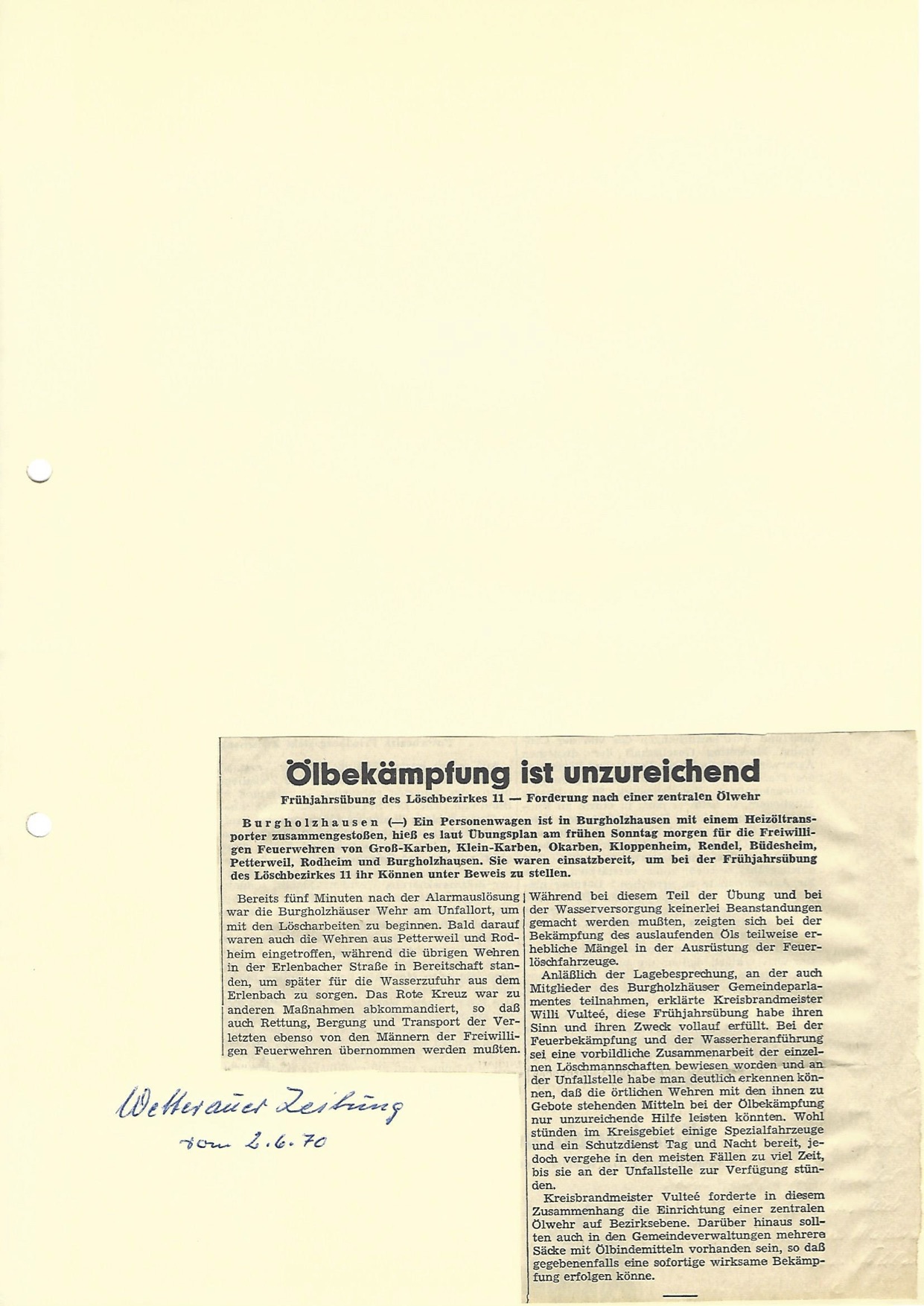 Zeitung 1970 2