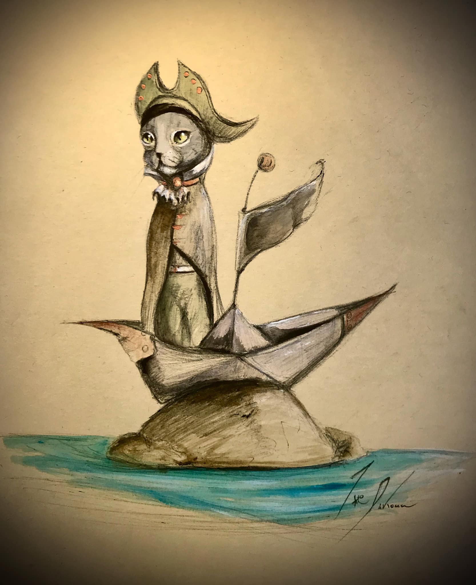 "The Cat - The see - Pirates" • sold