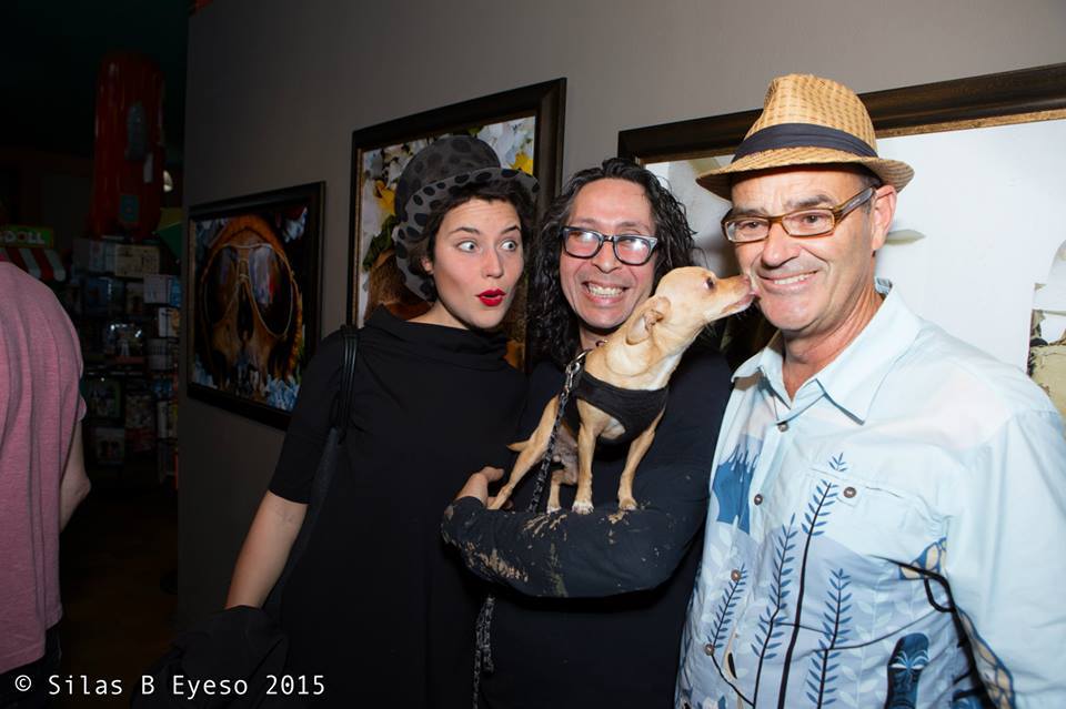 with Albert Cuellar (Tim Burton's creative assistant) and Greg Escalante