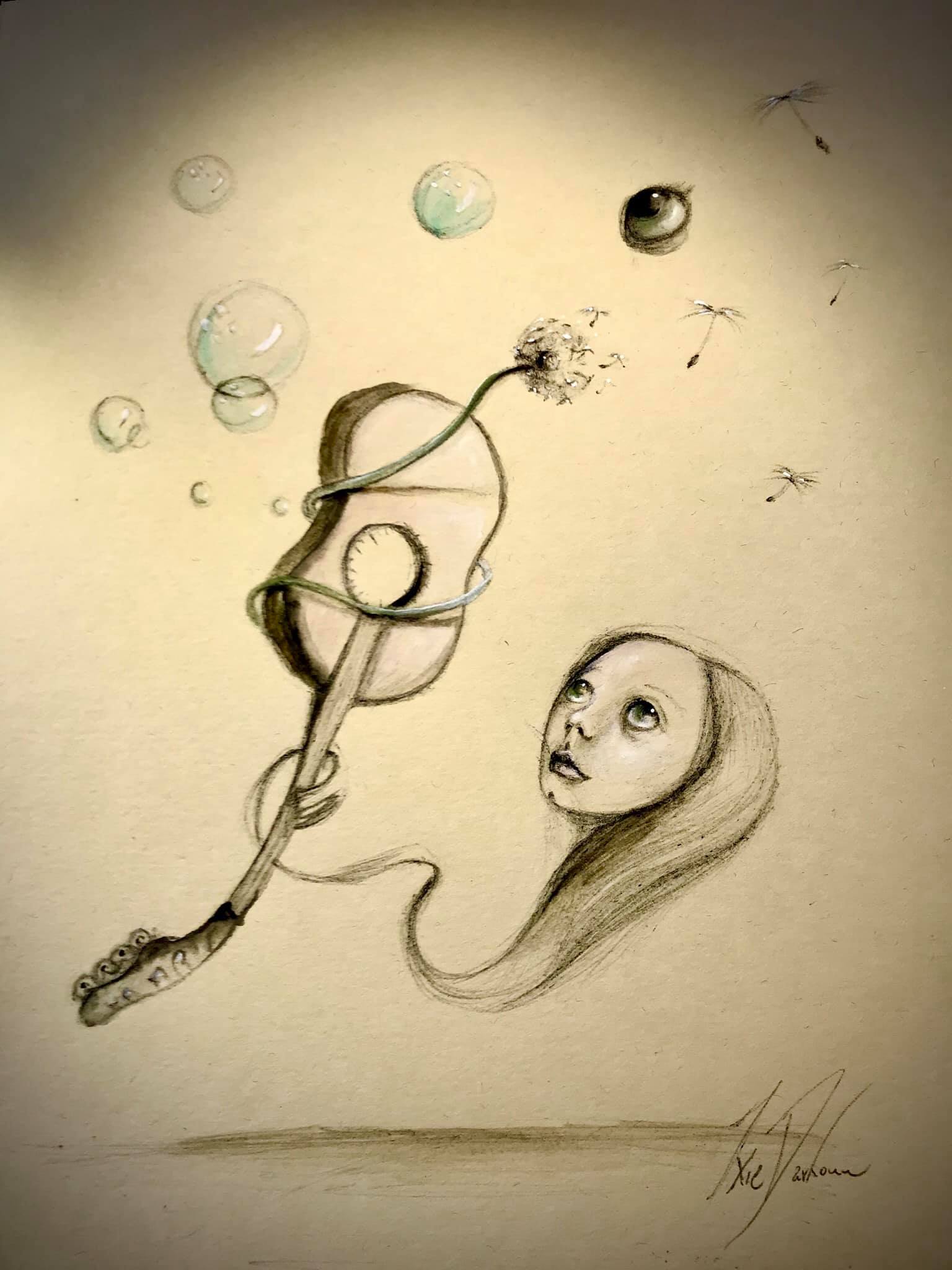 "Music - Purity - Rollerblades" • sold