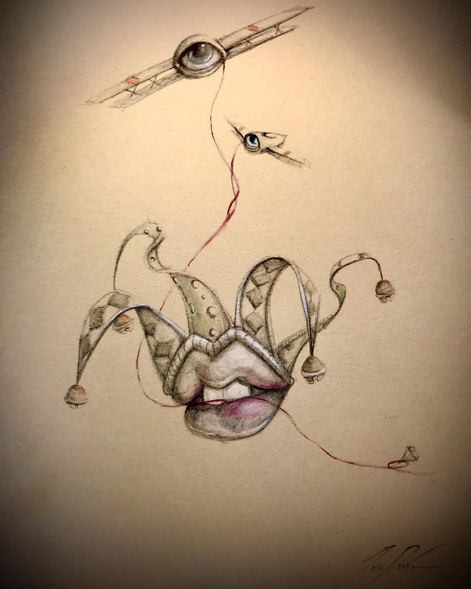 "Madness - Flight - Eternity" • sold