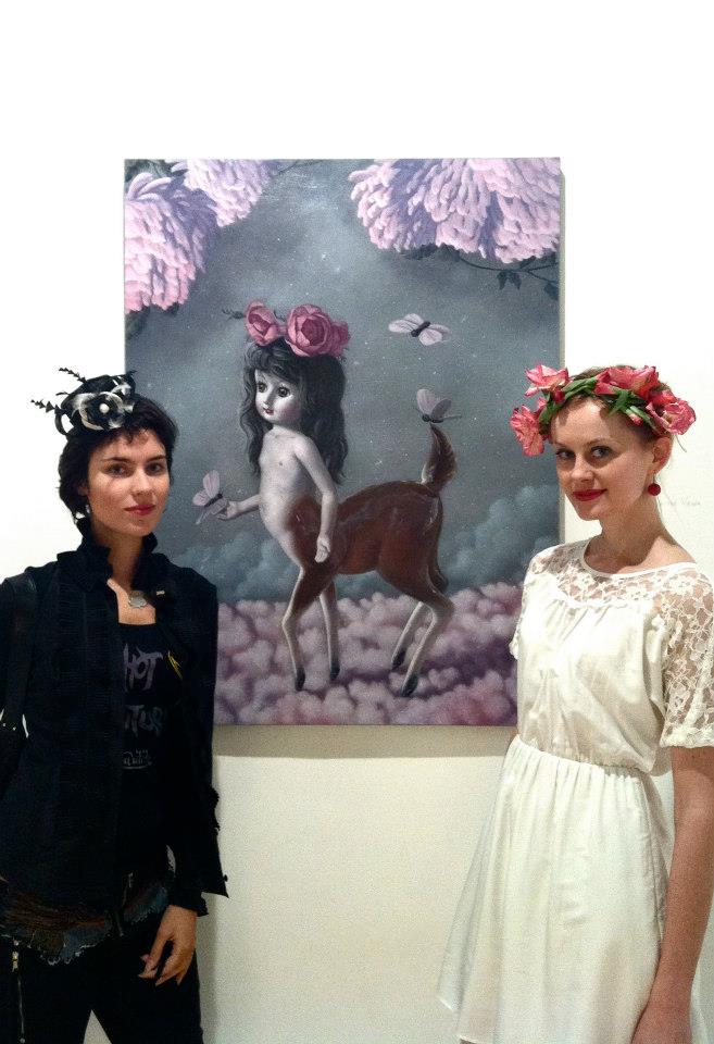 with the artist Jana Brike