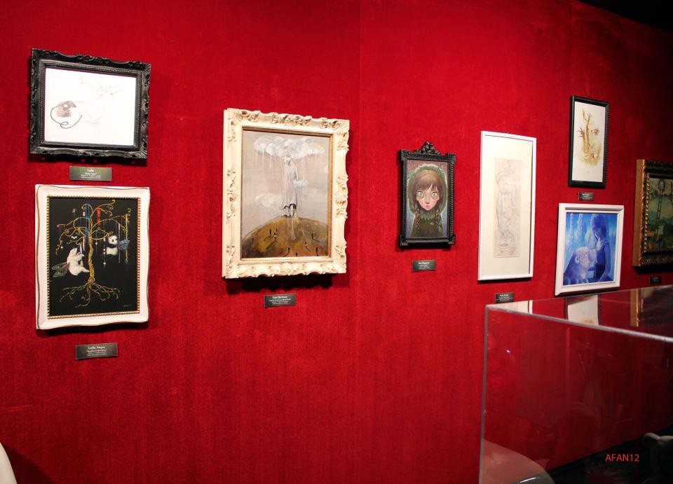 the red velvet wall