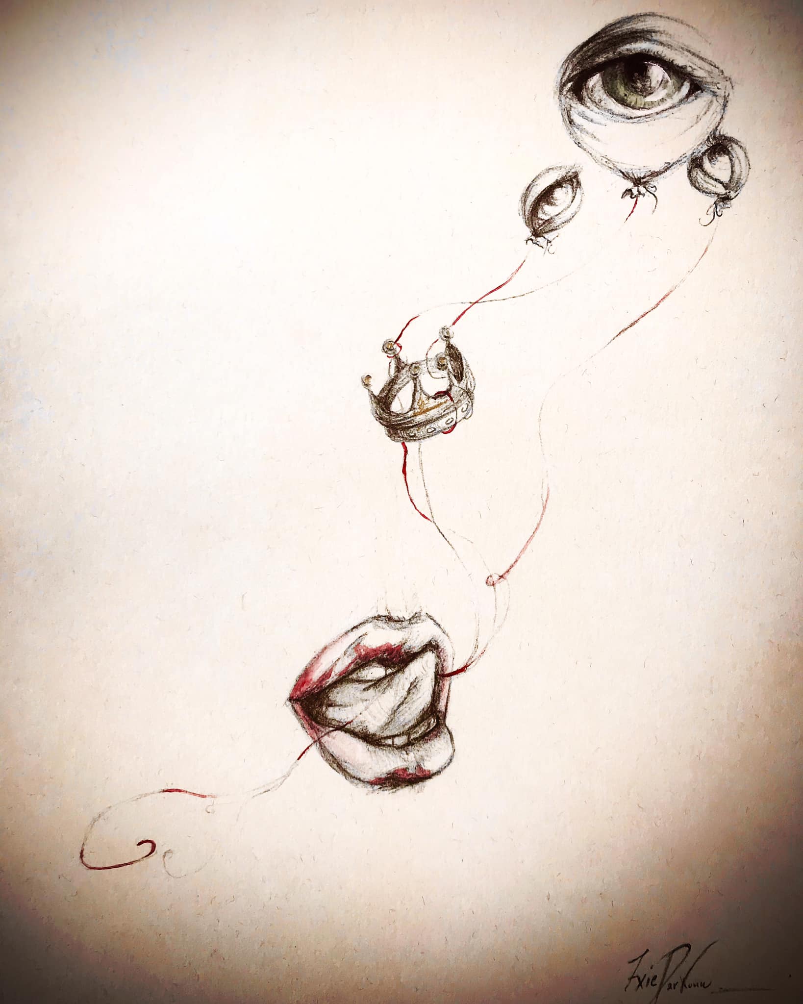 "Eros - Magnetism - Eyes" • sold