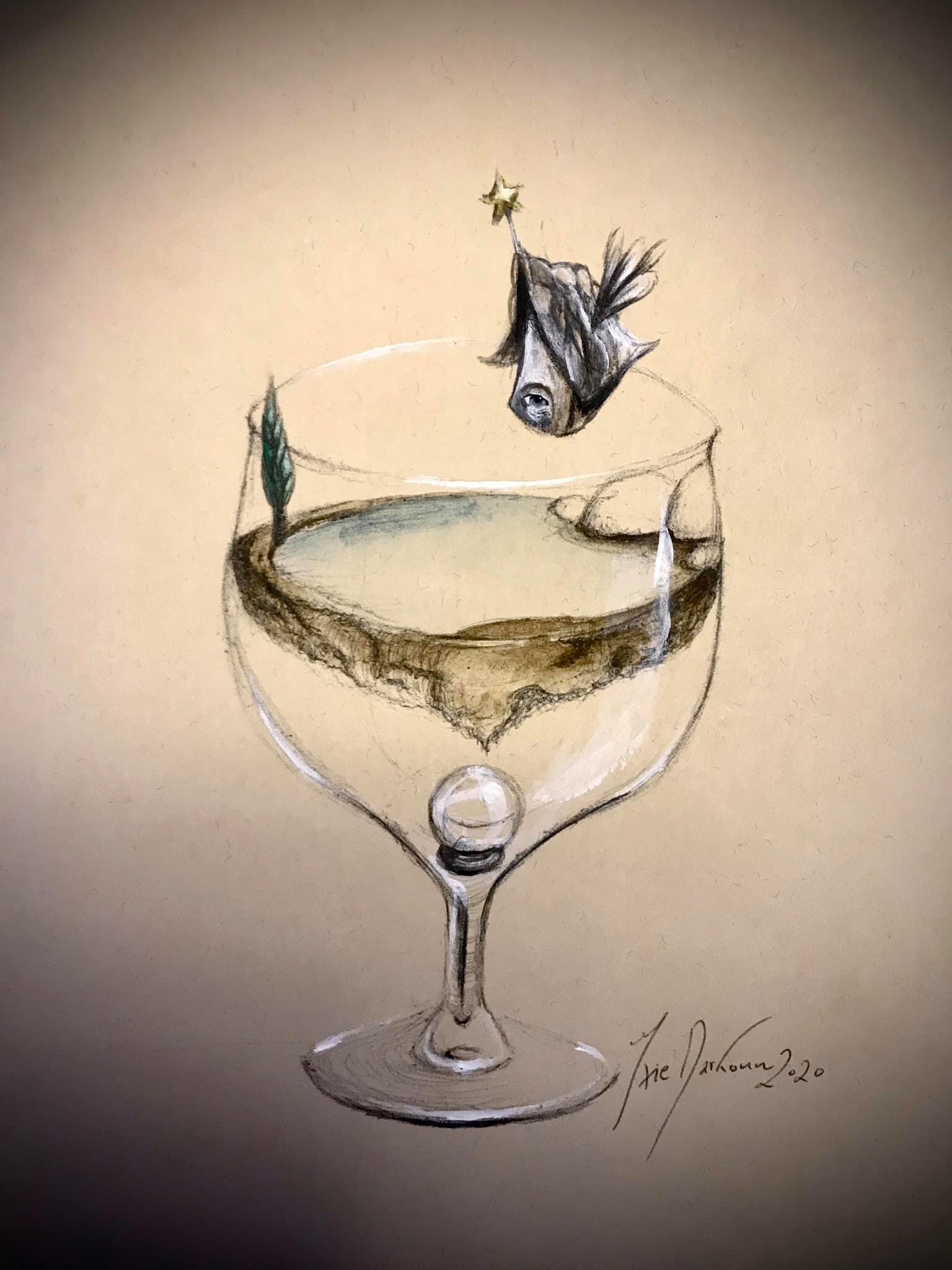 "Wine - Island - Fairy" • sold